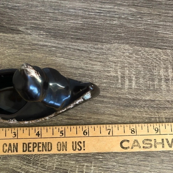 Vtg Drip Glaze Pottery - Picture 8 of 9